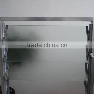 Customized Sizes Decorative Louver Glass, Price of Glass Louver Windows