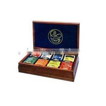 Hot!!! Customized Made-in-China Wood Tea Box (ZDW13-T028) photo-3