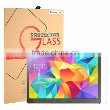 For Samsung Galaxy Tab S 10.5 T800 Tempered Glass Screen Protector 9H 0.26 MM Rounded Edge Bubble Free Anti Dust Anti-scratch