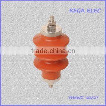 10kV Distribution,Power Station Type surge arrester,YH5WZ-10/27,polymer Metal Oxide surge protector