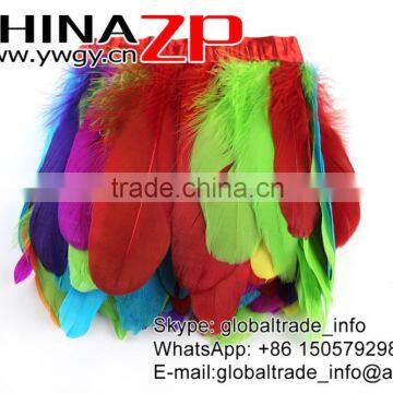 Top Supplier ZPDECOR Bulk Sale Best Quality Colorful Design Trim Goose Trimming Feathers photo-6
