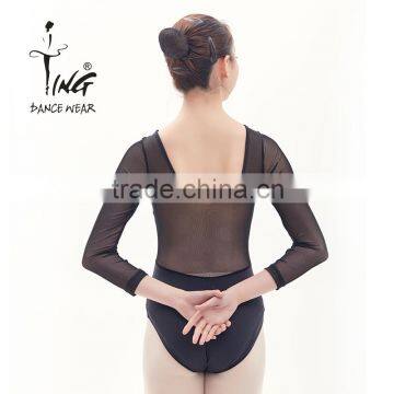 2016 Latest Adult Mesh Insert Sexy Gymnastic Leotard photo-3