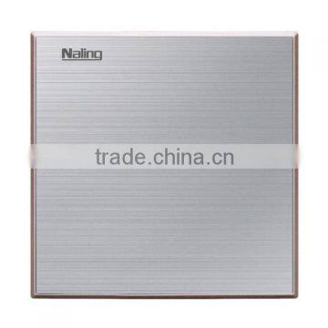 Blank switch plate Brushed stainless steel electrical wall switch from factory