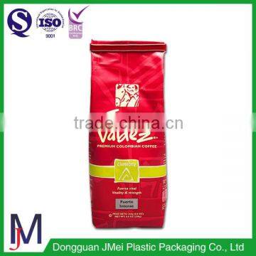 250g Coffee Bean Side Gusset Plastic Packaging Foil Bag With Valve photo-3