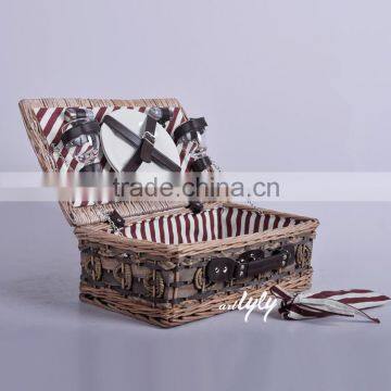 Picnic Wicker Basket Willow Picnic Basket
