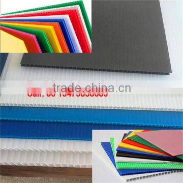 PP hollow plastic sheet/board for flooring and construction protection