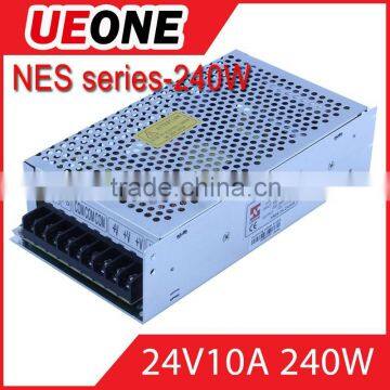 2015 year 220vac 24vdc switching power supply NES-240-24