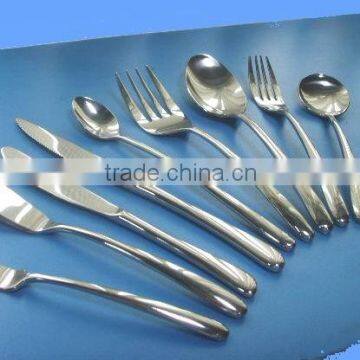 high quality 18/0stainless steel forged dinner set