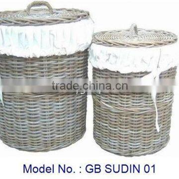 Rattan laundry box, rattan indoor, rattan furniture