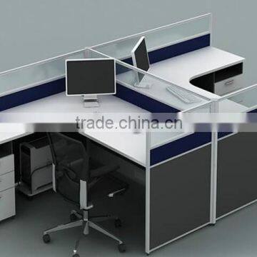 2 Seat Linear Face to Face cheap office partitions