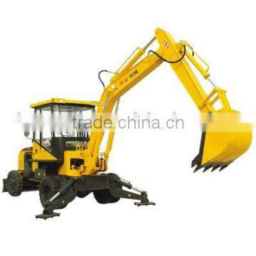 Hydraulic wheel excavator