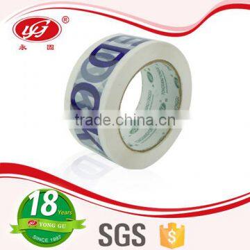 Water Based Acrylic Glue Printed Logo Bopp Tape