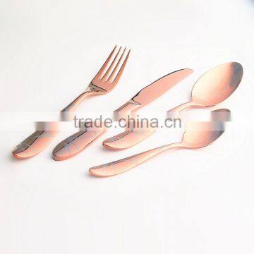 Jieyang Factory High Quality Black Color Stainless Steel Cutlery Set photo-2