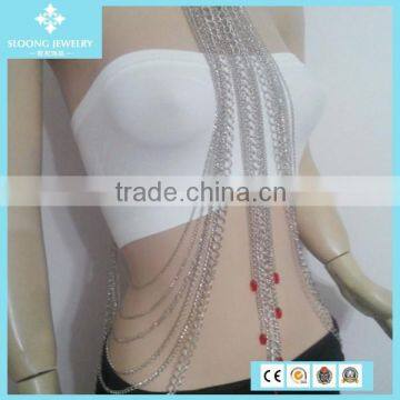 Wholesale Turkish Silver Body Chain Necklace Jewelry