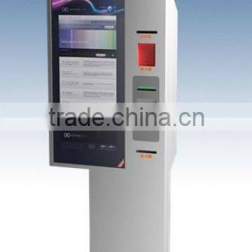 19" free standing hotel Lobby Kiosk for check-in/check-out/zip-in/zip-out