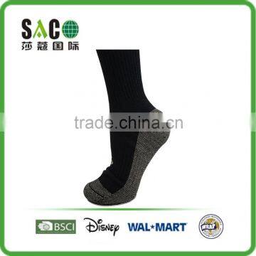 High Quality Copper Ions Fiber Black Sports Socks