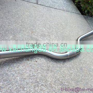 XACD made titanium handle bar for e-bike frameset, cheap Ti bicycle handle bars, titanium bicycle folding handlebar