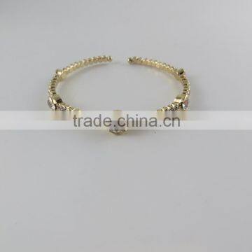 Fashion Two Rows Pearl Diamond Bracelet, Rhinestone Pearl Jewelry photo-5