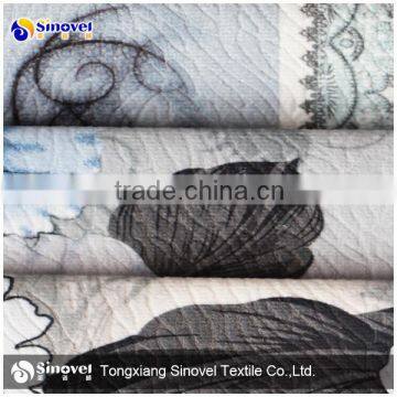 100% polyester Embossed Velvet Fabric For Home Textile