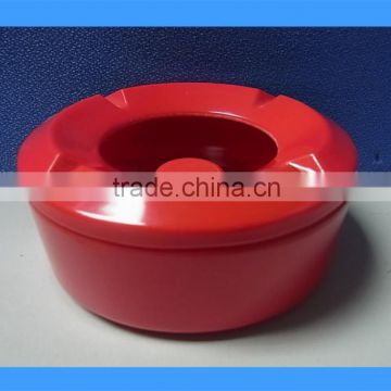 DCA009139RED Shiny RED color melamine ashtray, melamine cigarette ashtray, round ashtray