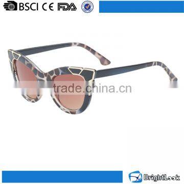 Customized frame cat eagle eye polarized lens sunglasses vintage
