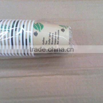 Food Grade Single Wall and PE Coated Disposable Cheap Coffee Paper Cups photo-4