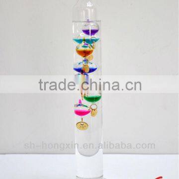 Galileo Thermometer/hand-crafted glass Galileo thermometer