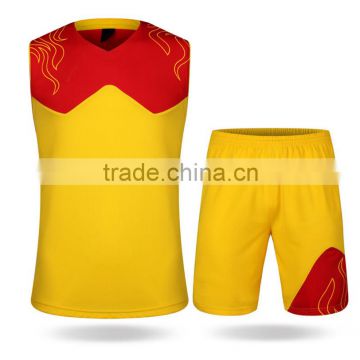 Basketball uniform made of 100% Polyester dry fit