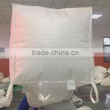 pp woven bag 1500kg, 100% raw material 1000kg bulk bag 1 ton rice bag/pp jumbo bag