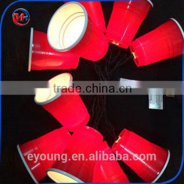 Party cup string lights,red cup string light,10 lights