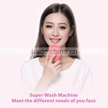 electric silicone bristle small facial brush CE approval