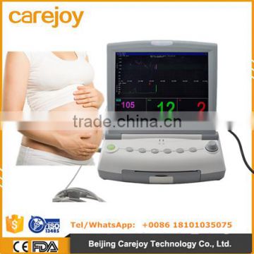 12 inch Fetal Monitor NST CTG detecting fetus movement machine fetal heart rate monitor