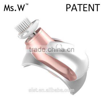 Ms.W High Quality Factory Price Unique Design Soft Deep Pore Facial Cleansing Brush photo-5