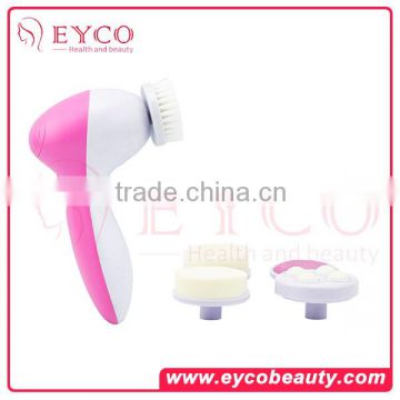 beauty salon equipment taobao Factory Price 5in1 facial cleaning brush set with scar removal cream