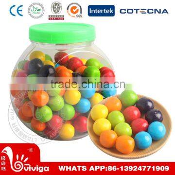 Fruit Flavor Halal Ball Bubble Gum in Jar