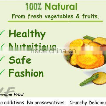 Vacuum Fried Fruit & Vegetable Snacks