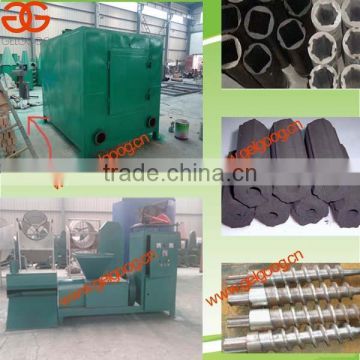 Sawdust charcoal production line|Charcoal briquette making machine