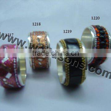 Wedding metal napkin ring metal napkin ring Stands