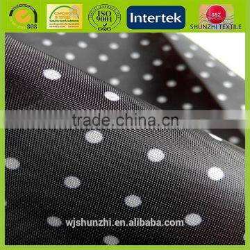 Dots print taffeta fabric / Downproof lining taffeta / crushed taffeta fabric