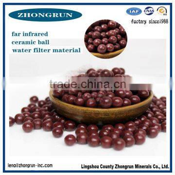 ceramic ball for water filter material