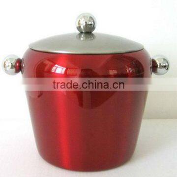 1.0L stainless steel glow ice bucket with cover