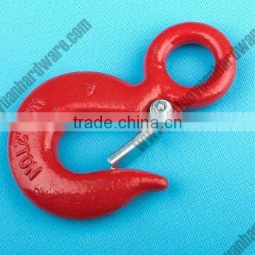 US Eye Hooks With Safety Latches 320 Powder Coat Hook