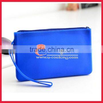 New arrival silicone zipper bag for phone/silicone coin purse