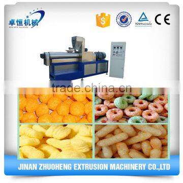 Wheat Rice Flour Puffing Snack Food Processing Line