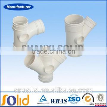 pvc pipe fitting three way elbow