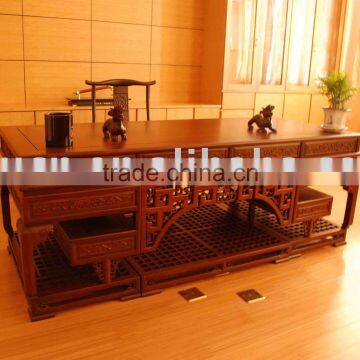 Antique Carved Executive Desk