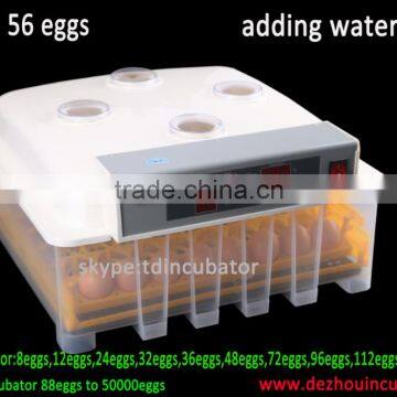 Best selling products automatic egg incubator ,incubator chicken 56 eggs