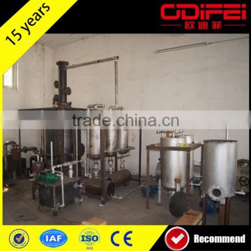 15t used motor oil recycling plant