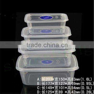 Cheapest Clear Rectangular Plastic Disposable Food Container Food Warmer Set Wholesale photo-1