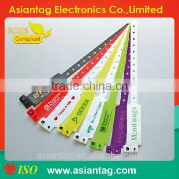 pvc/paper disposal rfid wristband